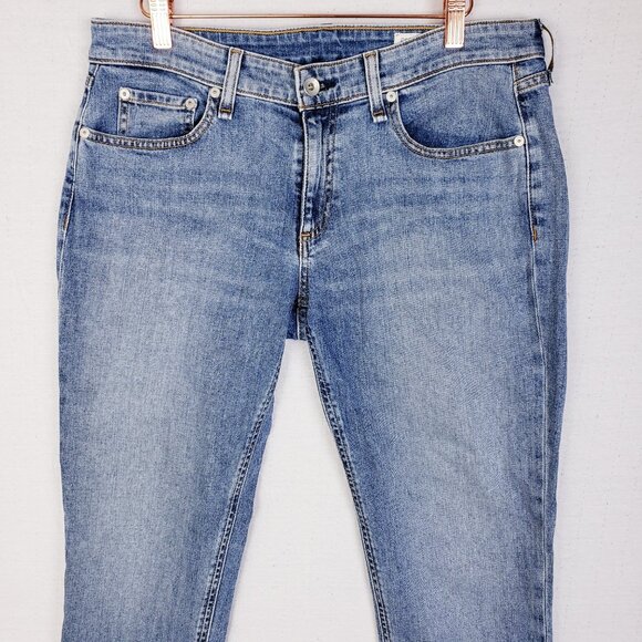 Rag & Bone Dre Low-Rise Slim Boyfriend Ankle Jeans in Edgecliff size 28 Stretch - Picture 4 of 14